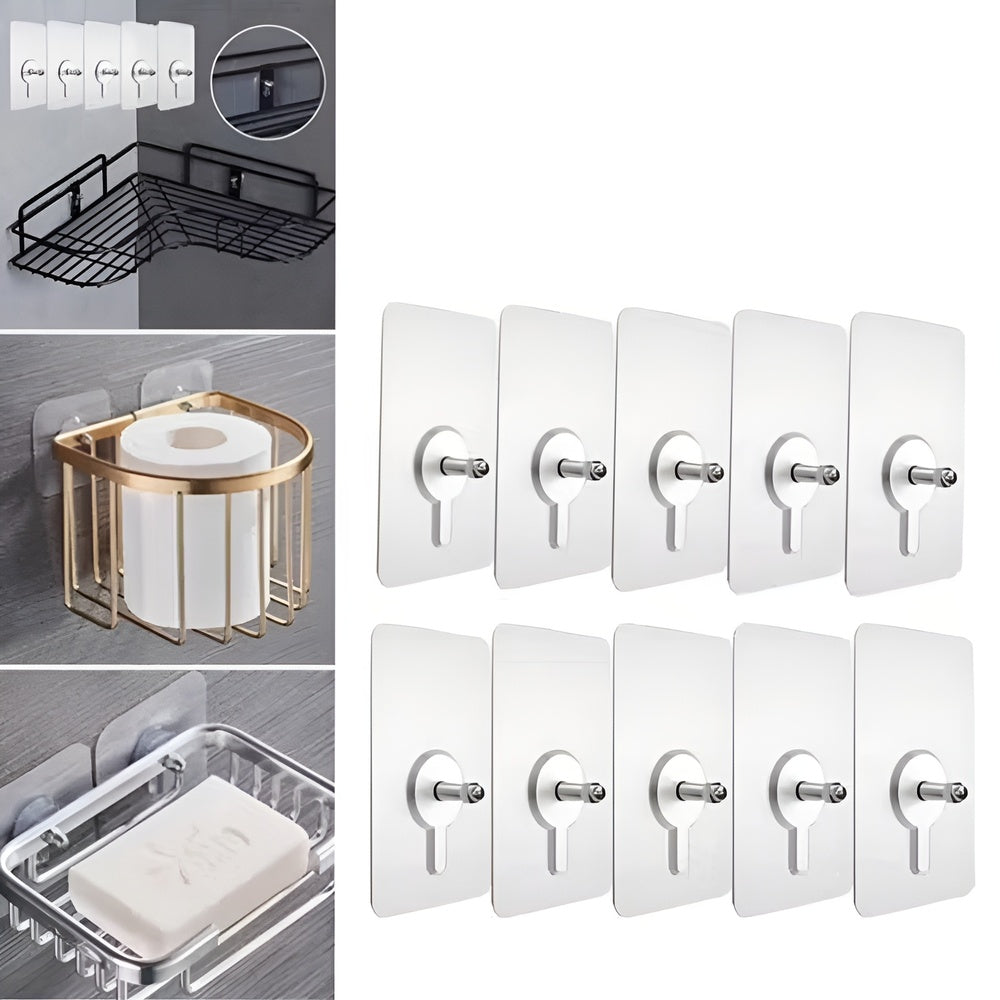 TECBULL® Klebeschrauben transparent, selbstklebende Schrauben