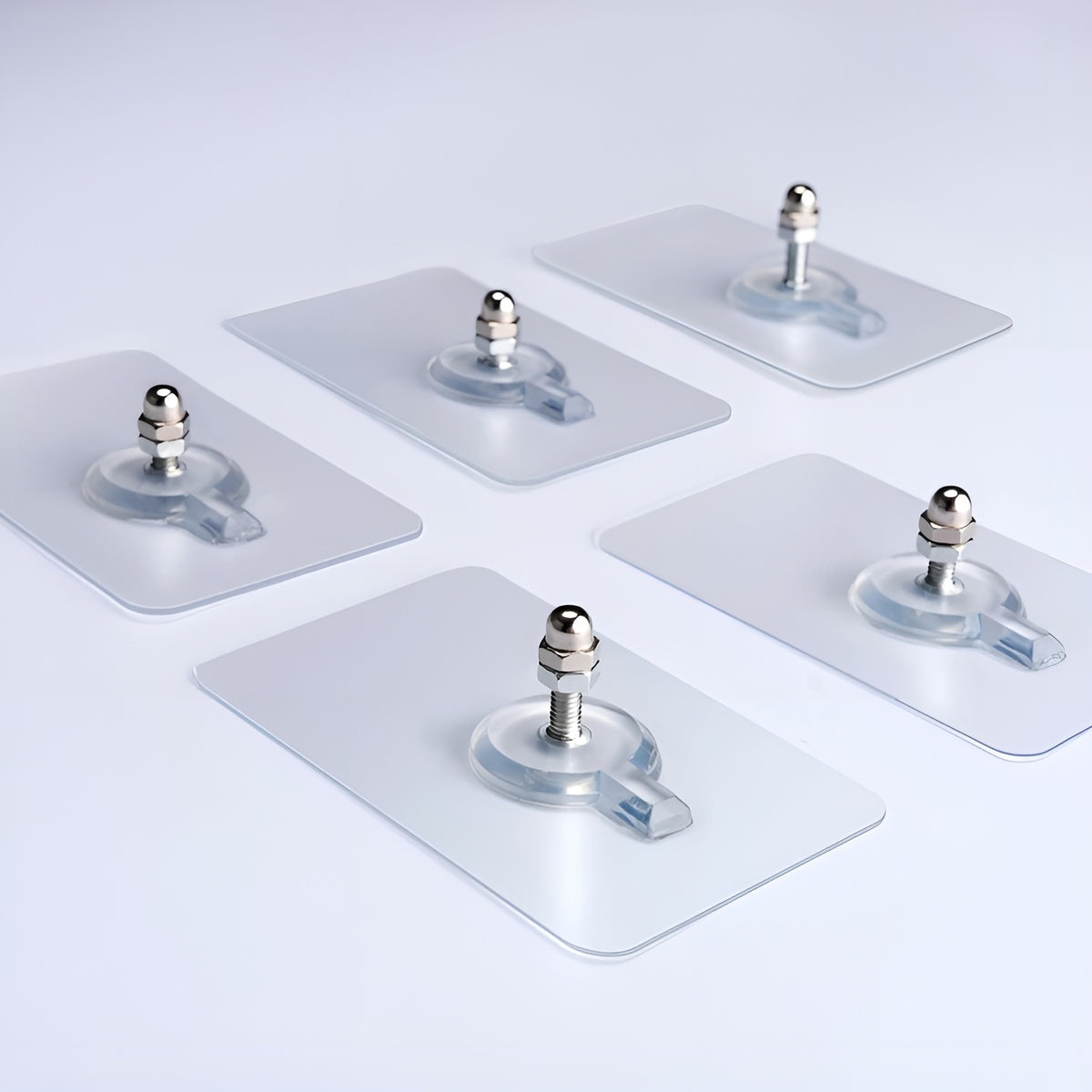 TECBULL® MultiPack 7 Sorten - Klebehaken, Klebeschraube, Klebeösen etc.