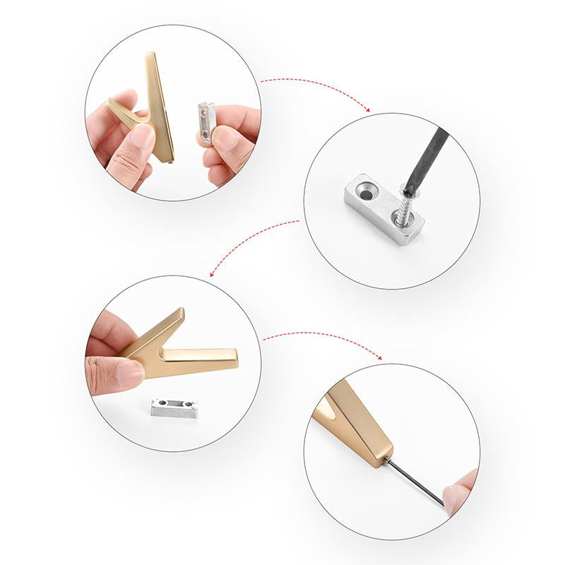 TECBULL® TB-830 Wand Garderobenhaken Premium Kleiderhaken Wandhaken