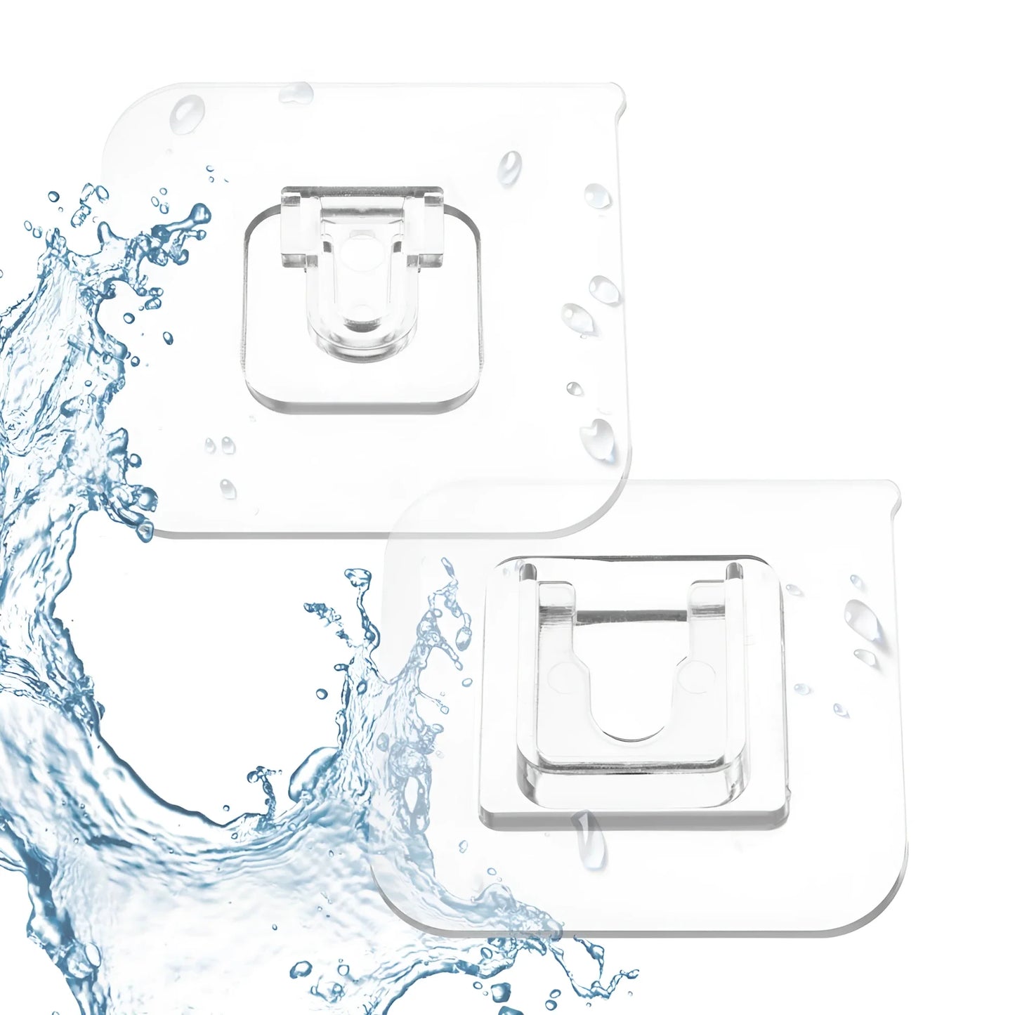 TECBULL® Klebehaken Klebebefestigungsset Haken + Öse ohne Bohren