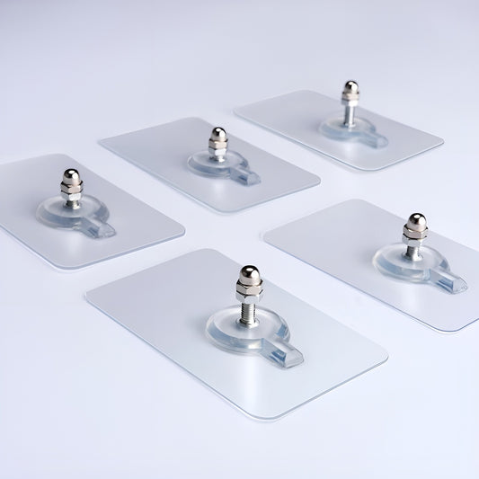 TECBULL® Klebeschrauben transparent, selbstklebende Schrauben