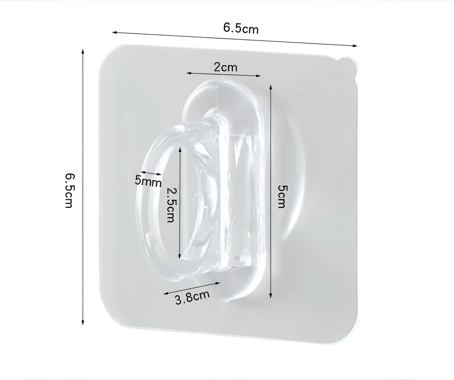 TECBULL® Klebering Klebeöse Halter für Flüssigseife selbstklebend