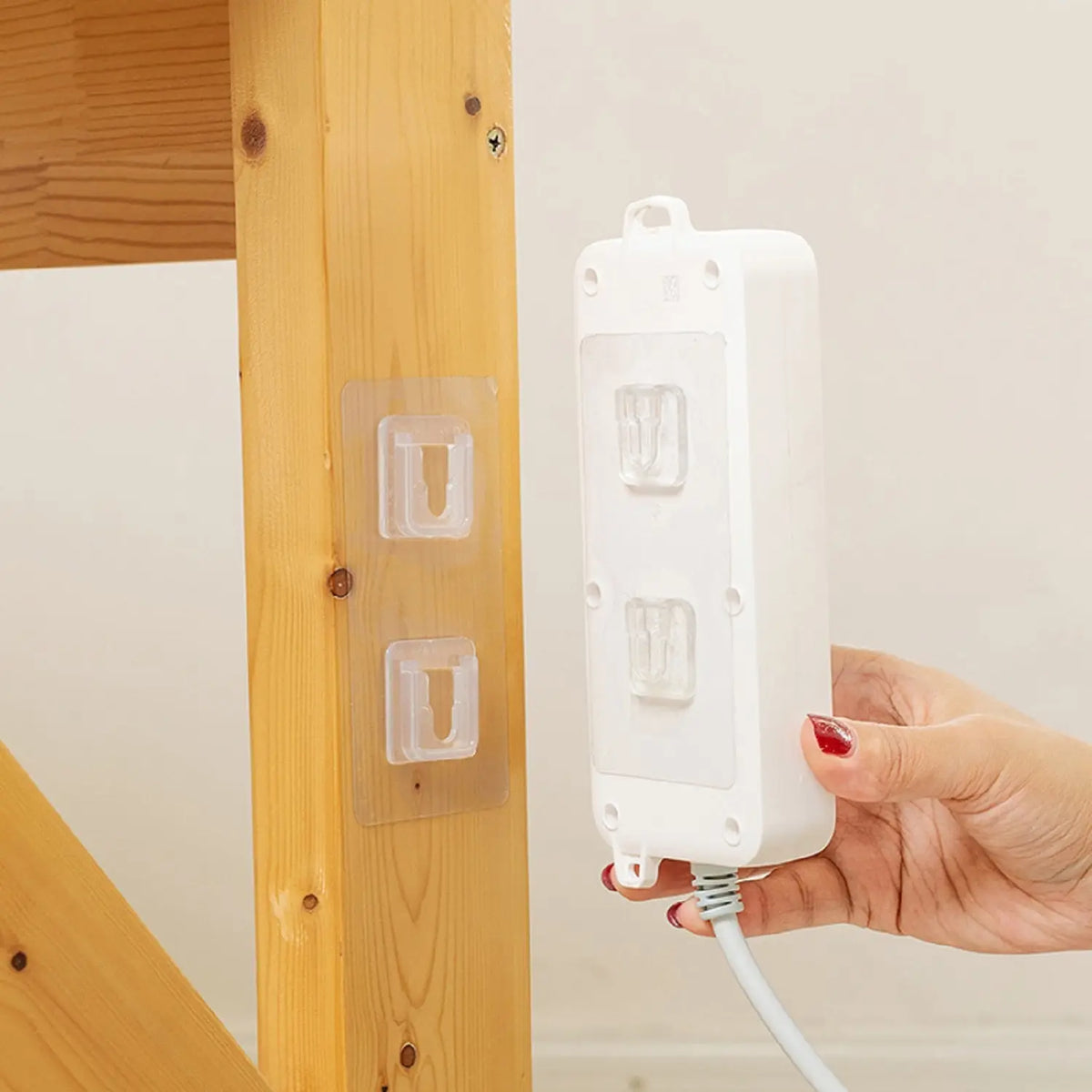 TECBULL® Klebehaken Klebebefestigungsset Haken+Öse ohne Bohren
