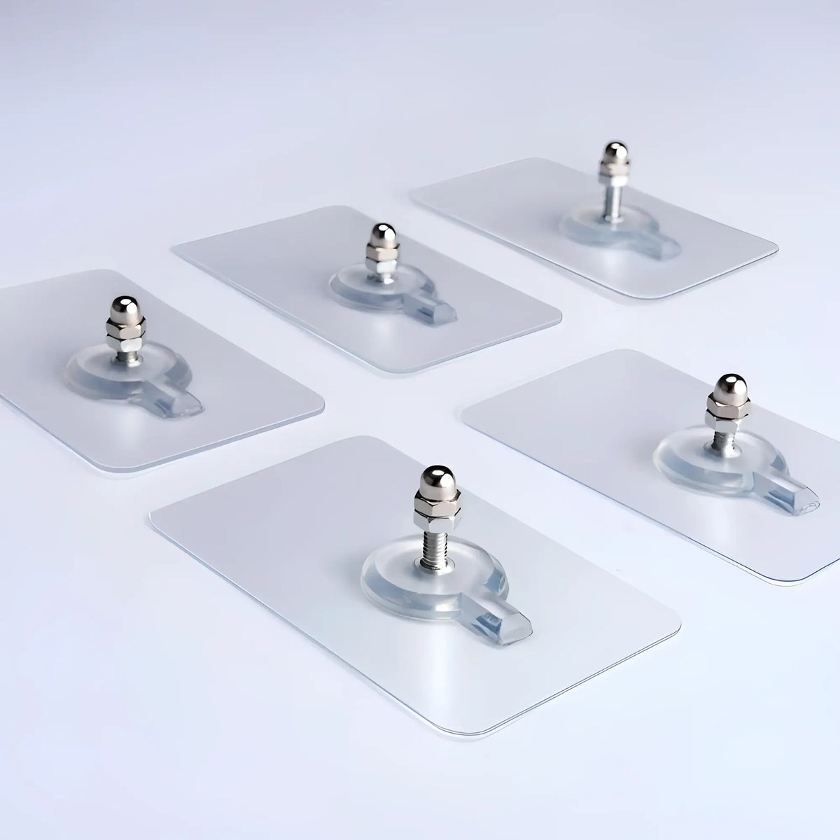 TECBULL® Klebeschrauben transparent selbstklebende Schrauben