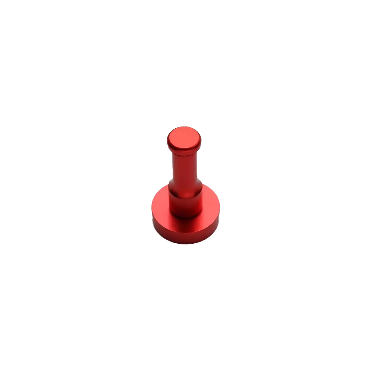 TECBULL® Wandhaken Garderobenhaken Kleiderhaken Huthaken - 1x Rot