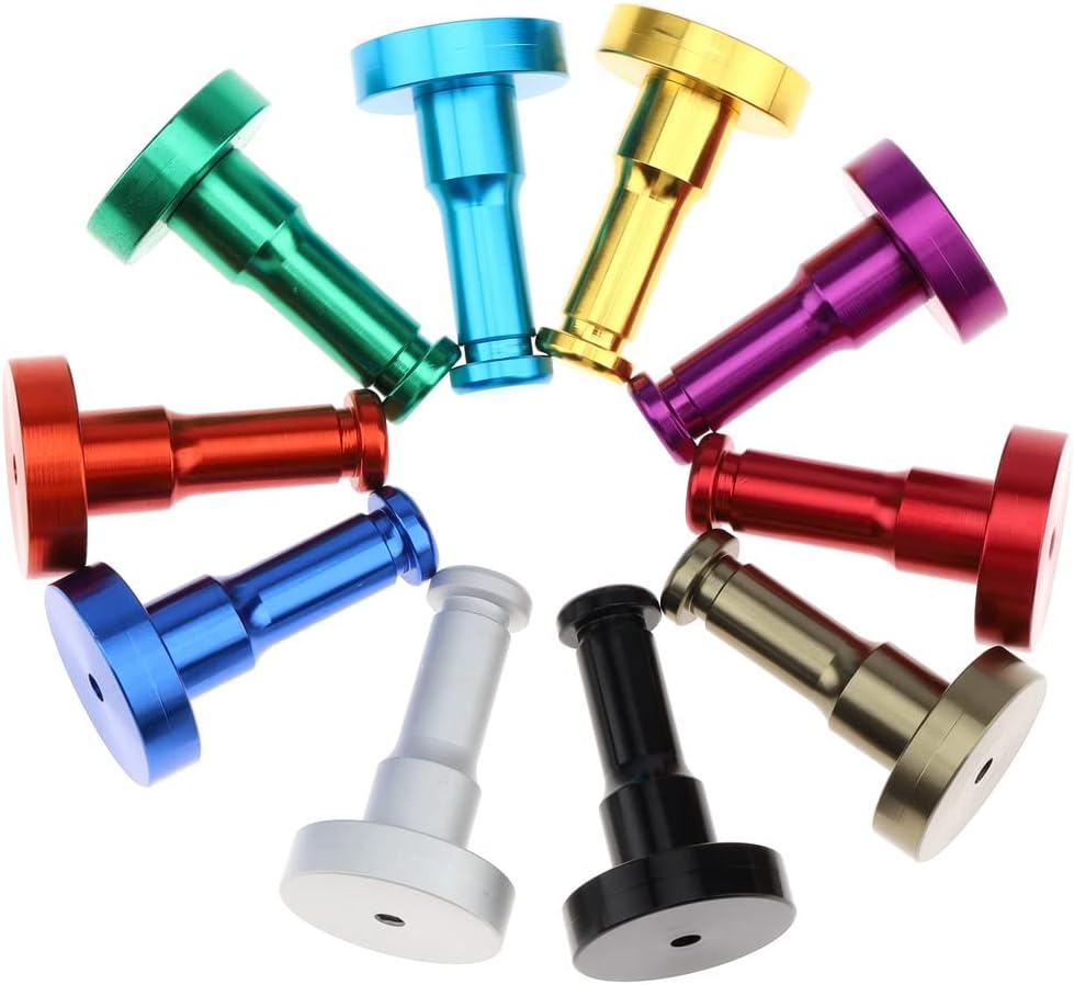 TECBULL® Wandhaken Garderobenhaken Wandgarderobe Kleiderhaken Alu eloxiert - 10 Farben /Bunt