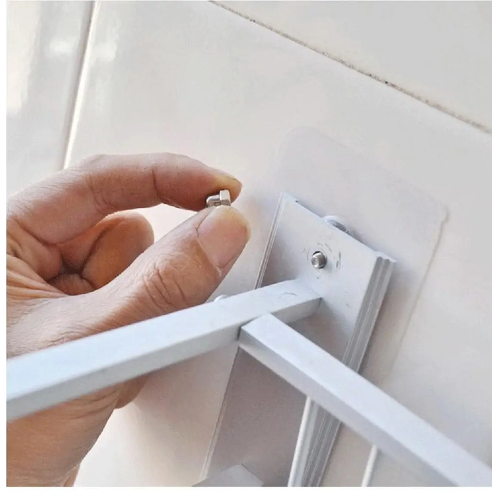 TECBULL® Klebeschrauben transparent, selbstklebende Schrauben, Klebenagel, ohne Bohren