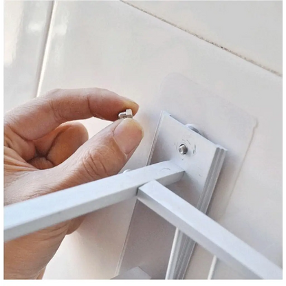 TECBULL® Klebeschrauben transparent, selbstklebende Schrauben, Klebenagel, ohne Bohren
