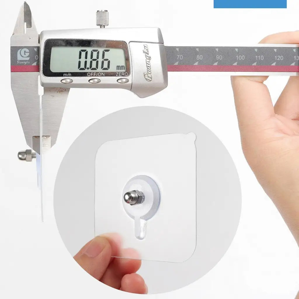 TECBULL® Klebeschrauben transparent, selbstklebende Schrauben, Klebenagel, ohne Bohren