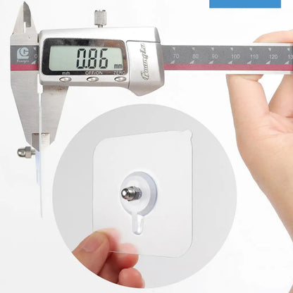 TECBULL® Klebeschrauben transparent, selbstklebende Schrauben, Klebenagel, ohne Bohren