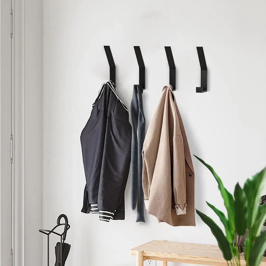 TECBULL® Wand Garderobenhaken Deluxe, Kleiderhaken, Wandgarderobenhaken, Wandhaken