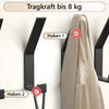 TECBULL® Wand Garderobenhaken Deluxe, Kleiderhaken, Wandgarderobenhaken, Wandhaken